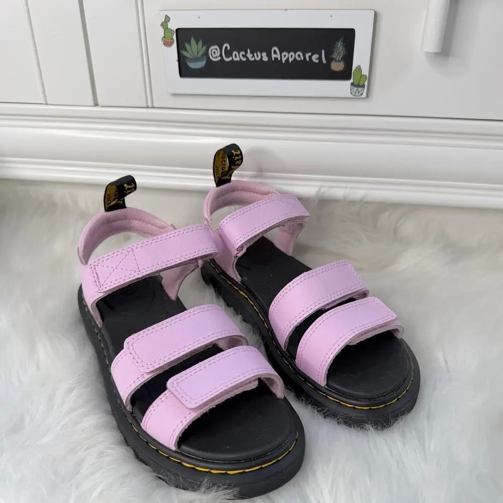 New Kids Dr. Martens Klaire Athena Leather Strap Sandals